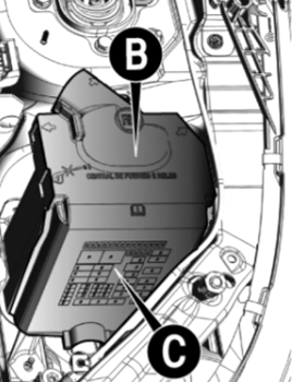 Fiat Mobi (2017-2021) - skrzynka bezpieczników i przekaźników