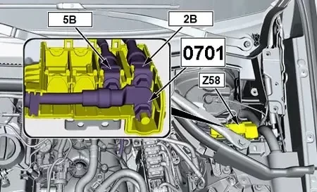 BMW X6 (G06 F96) (2019-2022) - schematy bezpieczników i przekaźników
