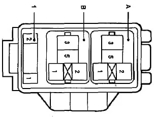 Toyota Corolla E120E130 (2003-2008) - schematy bezpieczników i przekaźników