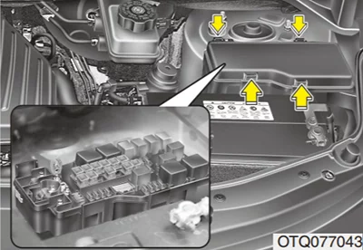 Hyundai H-1, Grand Starex (2016-2018) - schematy bezpieczników i przekaźników