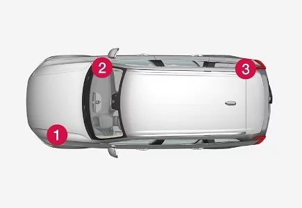 Volvo XC90 (2023) - schematy bezpieczników i przekaźników