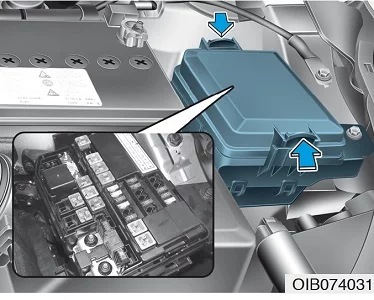 Hyundai i20 (2019) - schematy bezpieczników i przekaźników