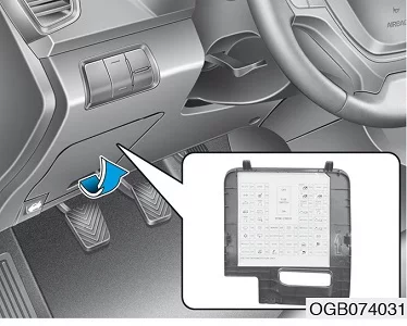 Hyundai i20 (2019) - schematy bezpieczników i przekaźników