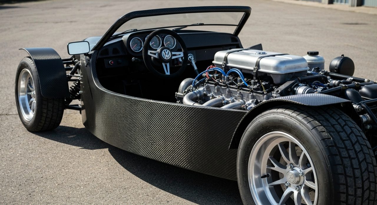 Brado Buggy: Włókno węglowe, silnik VW i zero elektroniki