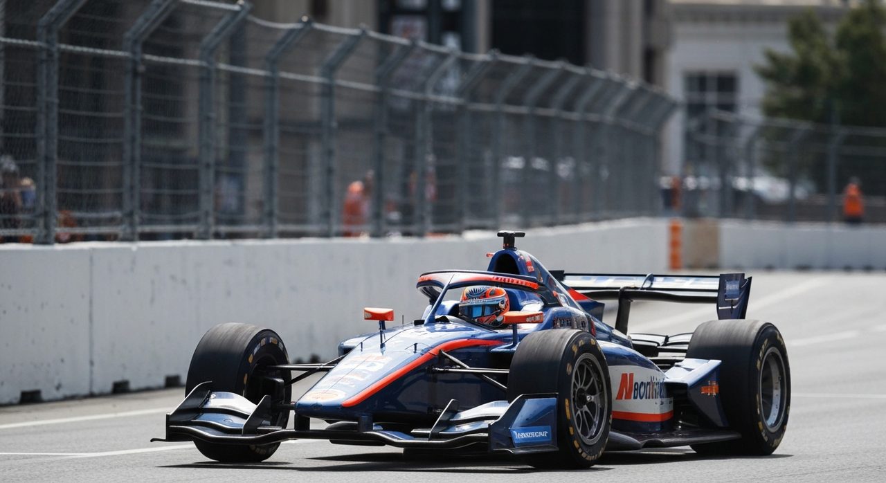 Dramat w Detroit. Kucharczyk na podium INDY NXT po walce o wygraną