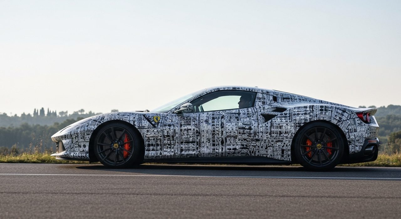 Ferrari nie rezygnuje z V12. Tajemniczy model przyłapany w Maranello