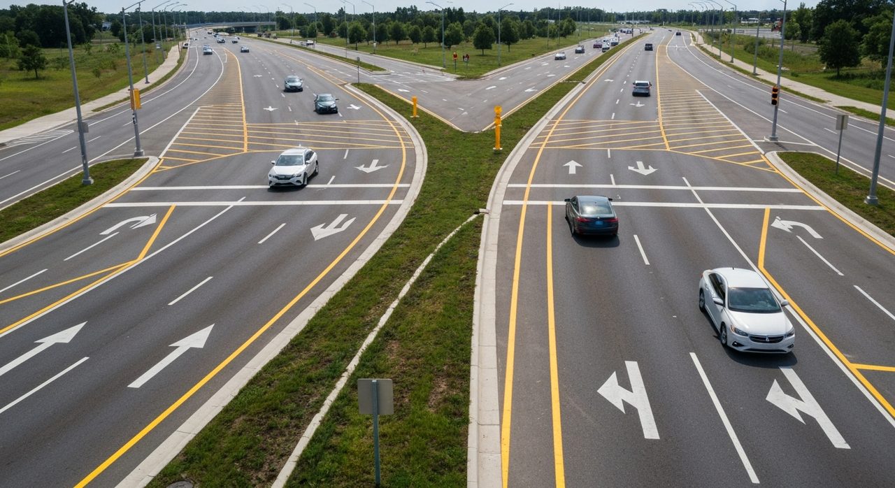 Jak działa Michigan Left? To rozwiązanie redukuje wypadki nawet o 60%