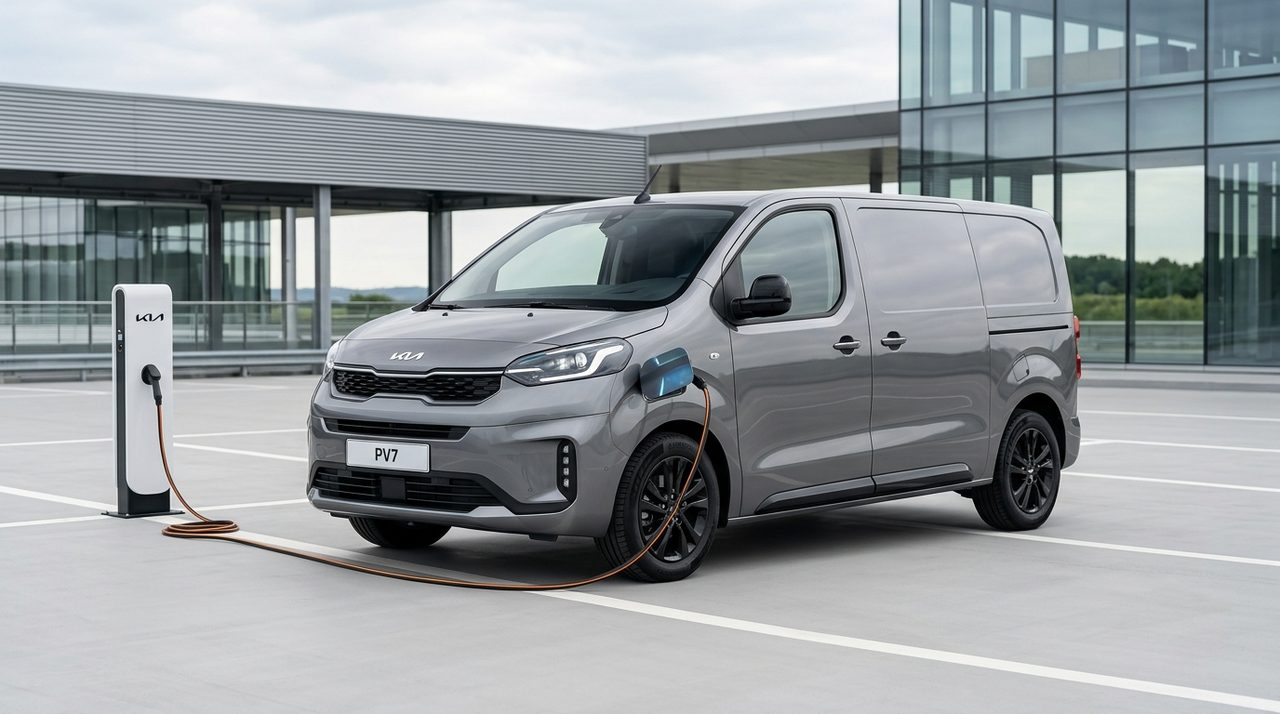 Kia PV7: elektryczny van z zasięgiem 460 km. Premiera w 2027 r.