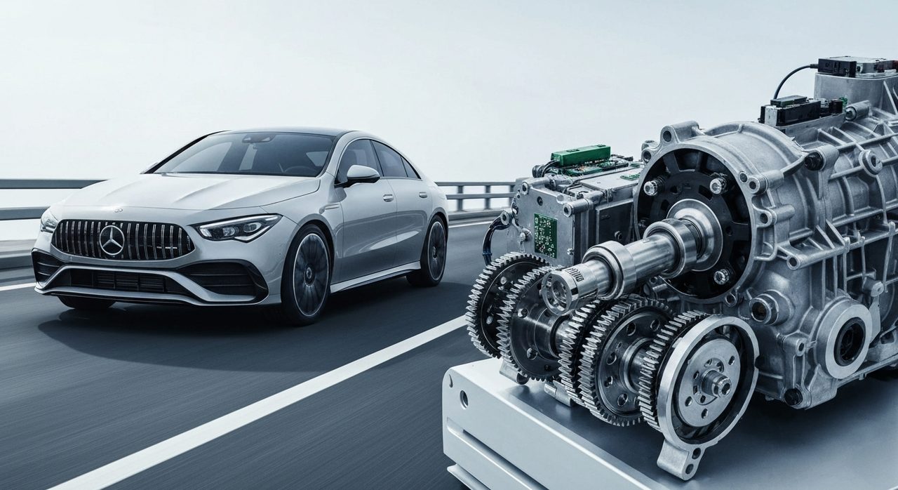 Mercedes CLA 2026: Jak dwubiegowa skrzynia zwiększa wydajność elektryka