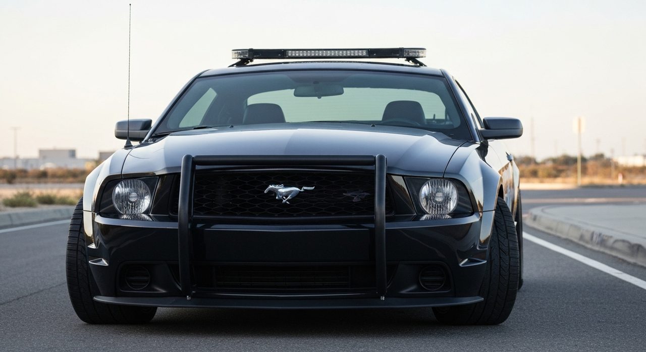 Mustang "Barricade" ukarany. Prawo w Kalifornii jest surowe w 2026