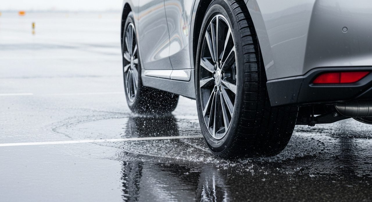 Nowe metody testów hamowania: Toyota walczy z deszczem gąbką
