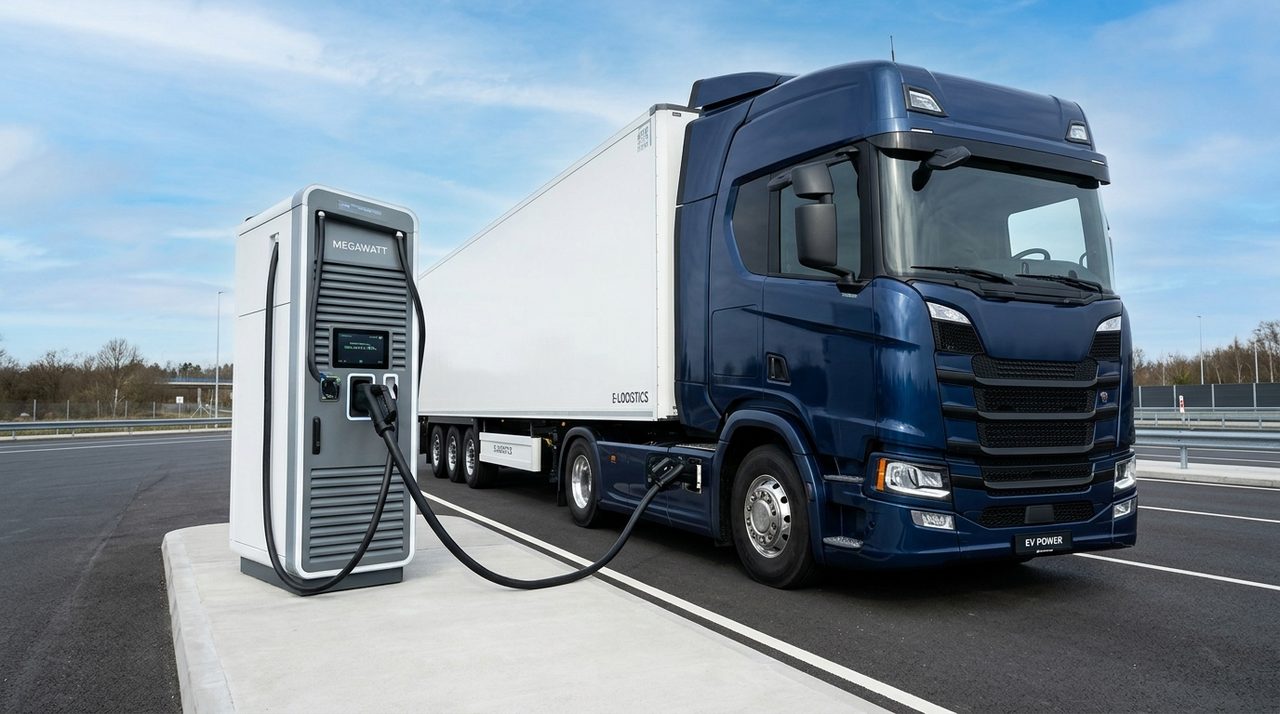 Pierwsza w Polsce ładowarka 1,5 MW dla ciężarówek już przy A1