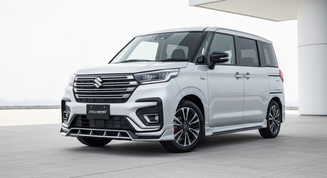 Suzuki Landy 2026: 8 miejsc, hybryda i sportowy bodykit w nowej odsłonie