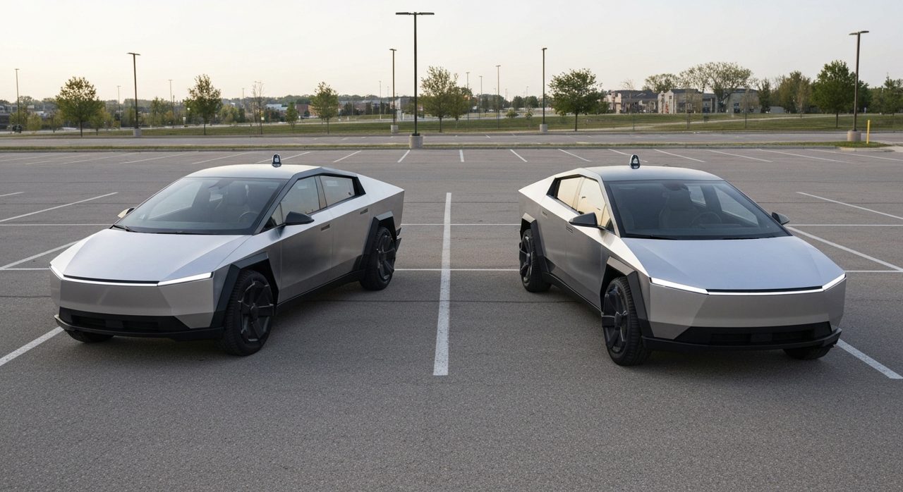 Tesla Cybercab w Minneapolis. Dwie robotaksówki budzą spekulacje