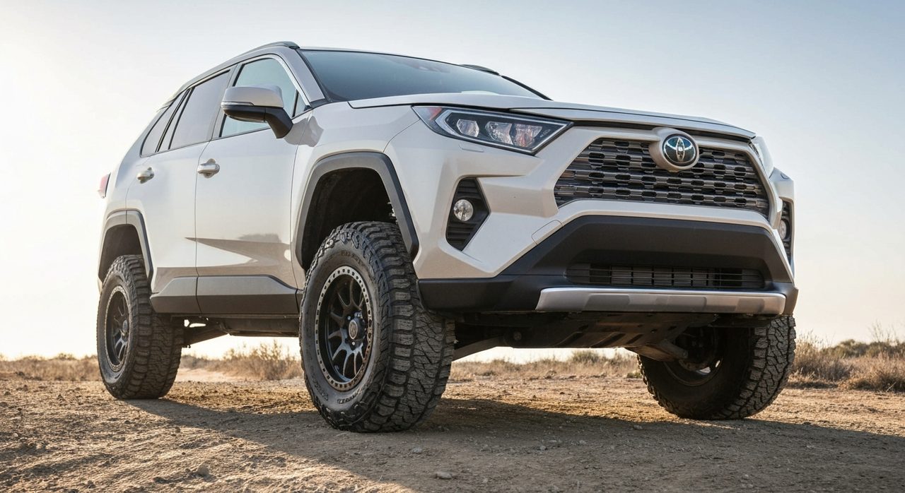 Toyota RAV4 z większym prześwitem. Jak podnieść zawieszenie SUV-a?
