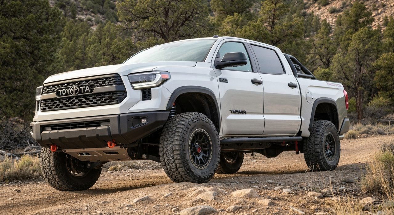 Toyota Tundra 2027 z pakietem Trailhunter. Terenówka od fabryki