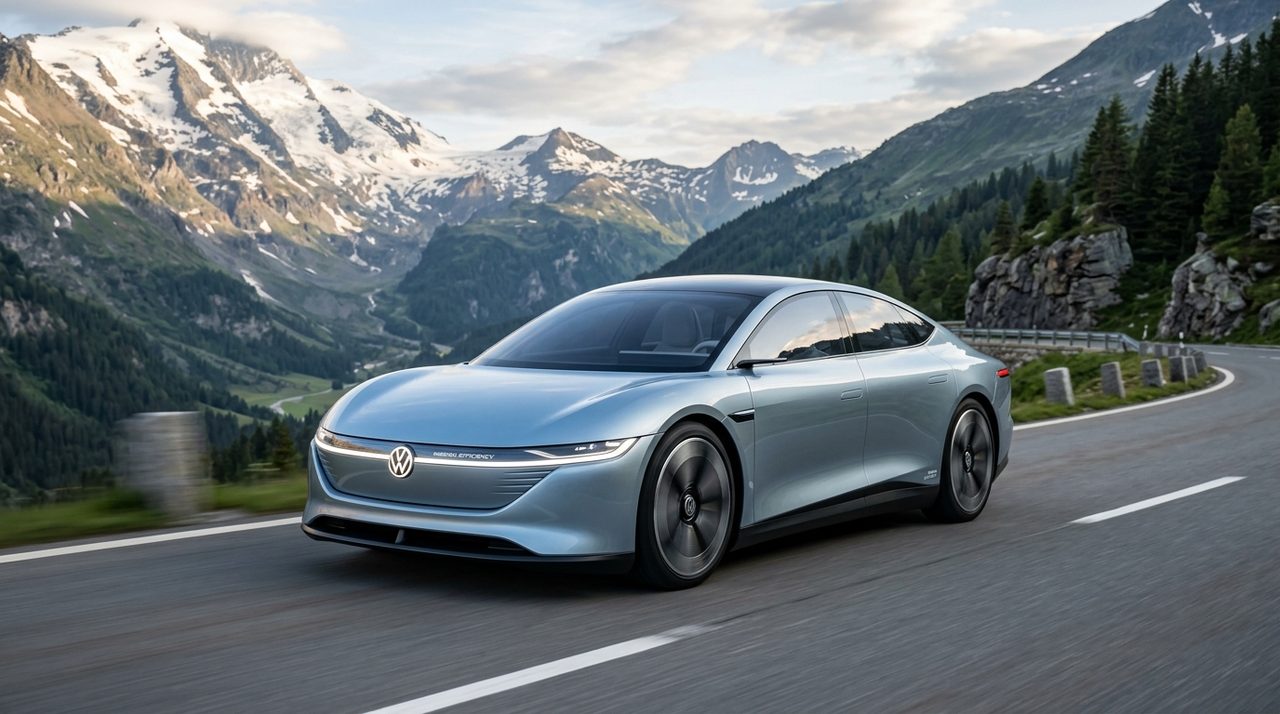 VW Mission Efficiency: zasięg 1274 km, zużycie 6,89 kWh/100 km